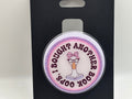 I Bought Another Book Oops! – Pink Glitter Goose Phone Grip