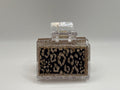 Golden Leopard Glitter Hair Claw Clip
