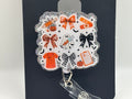 Spooky Nurse Halloween Glitter Badge Reel
