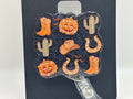 Spooky Western Halloween Glitter Badge Reel