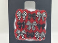 Red Glitter & Checkered Bow Phone Grip