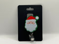 Classic Santa Glitter Badge Reel
