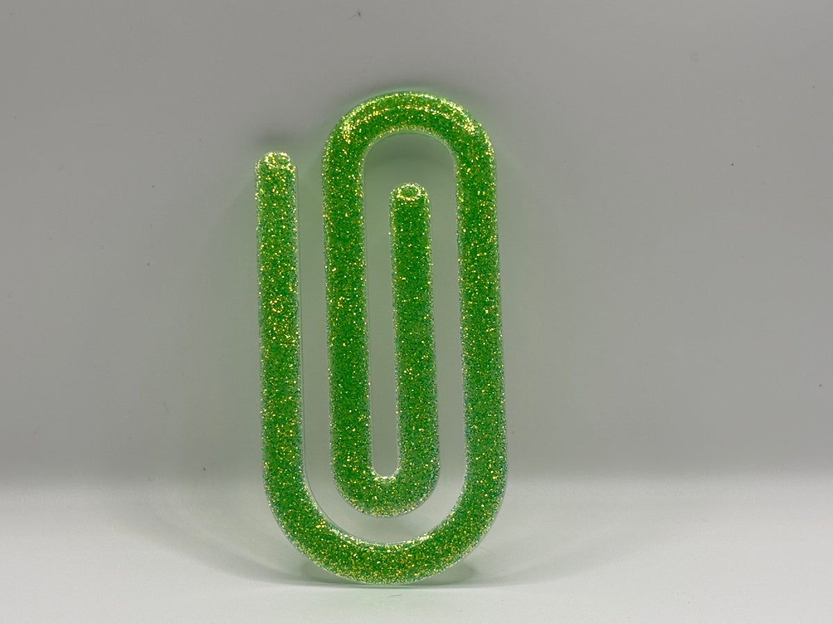 Lime Green Paperclip