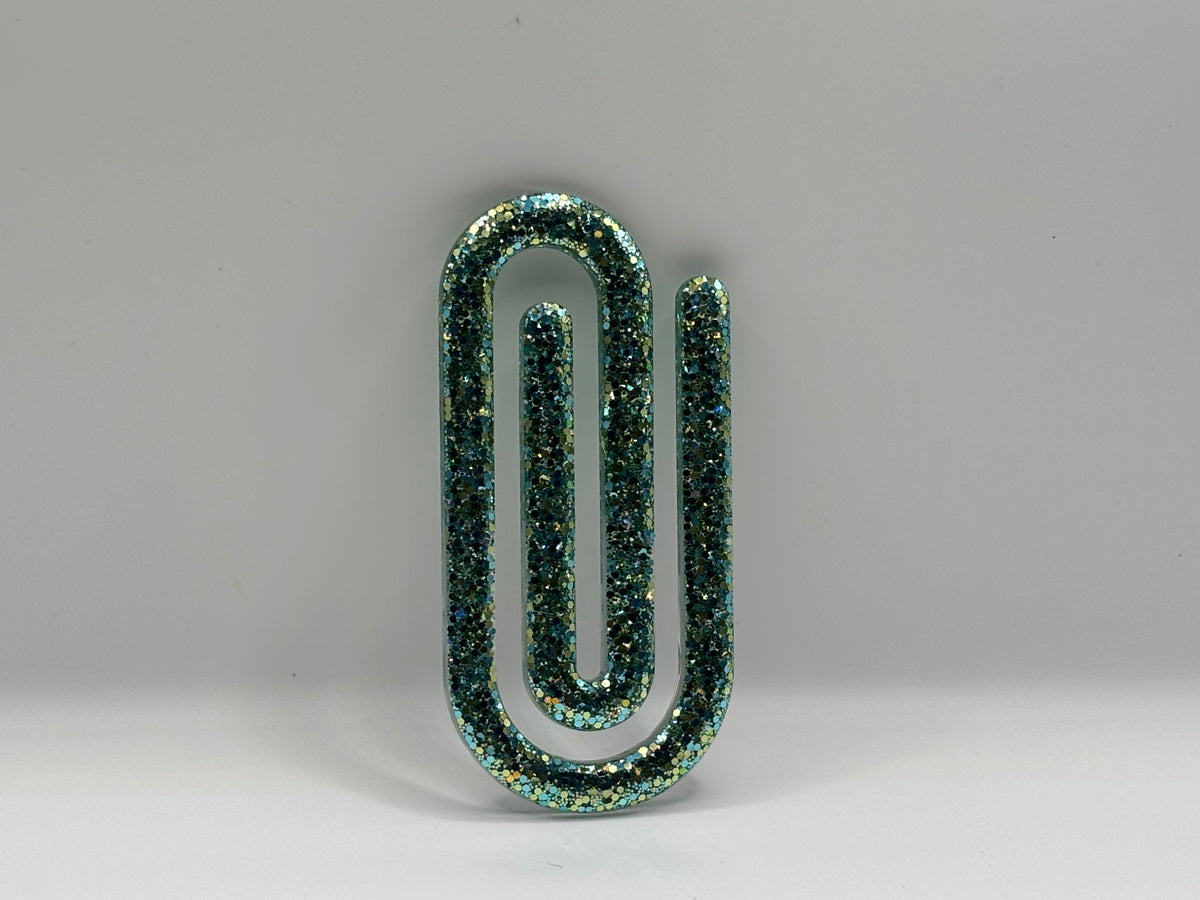 Dark Green Paperclip