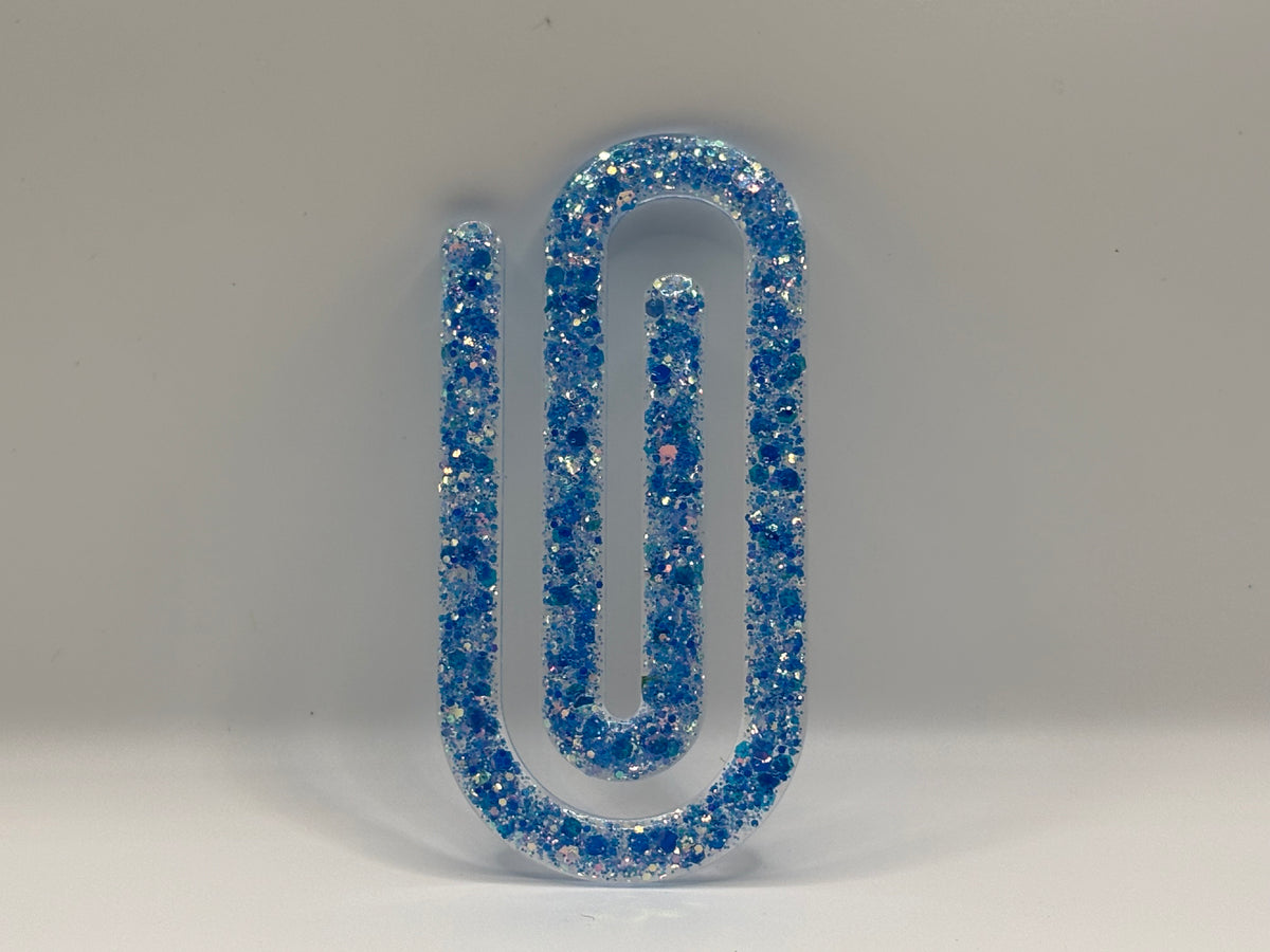 Sparkle Blue Paperclip