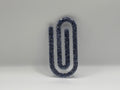 Purple & Silver Paperclip