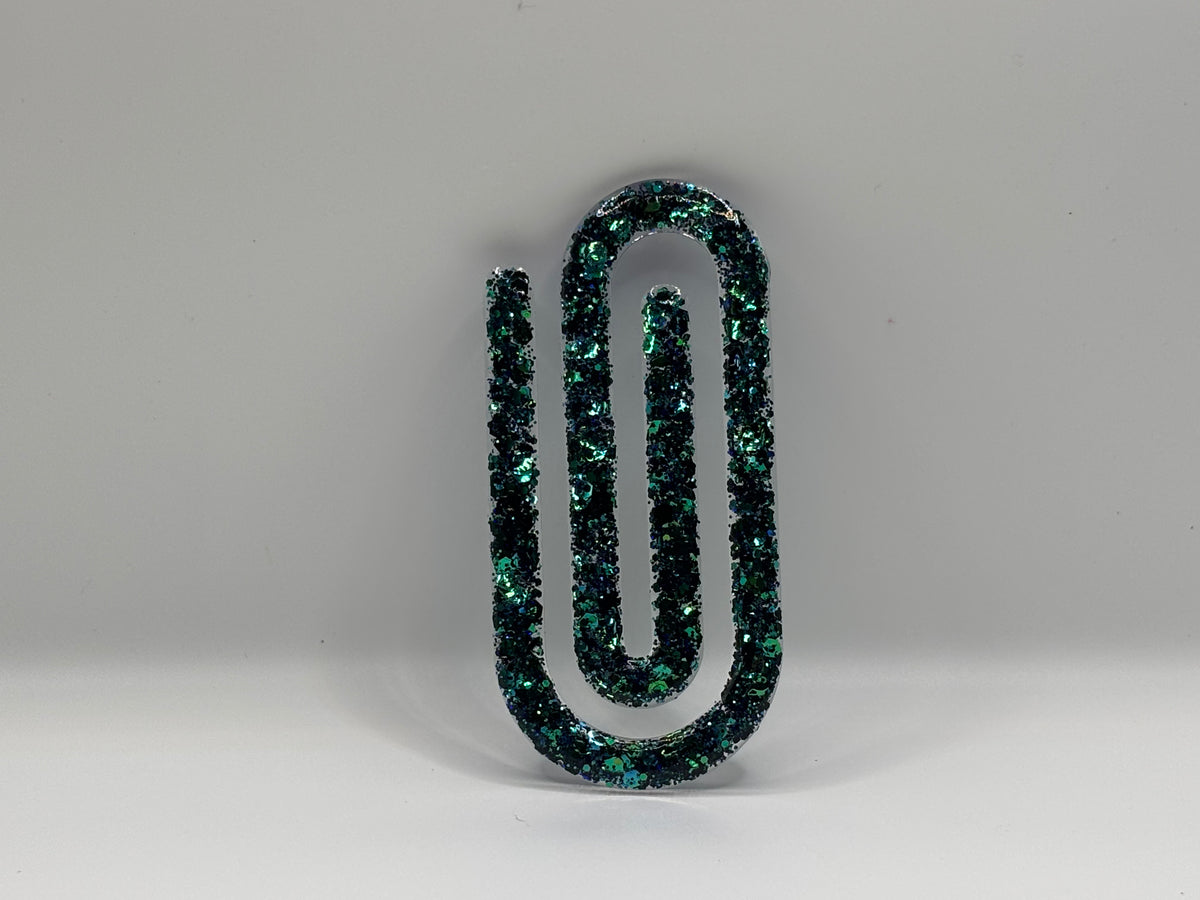Dark Green Paperclip