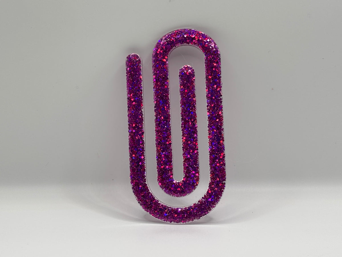 Dark Pink Paperclip
