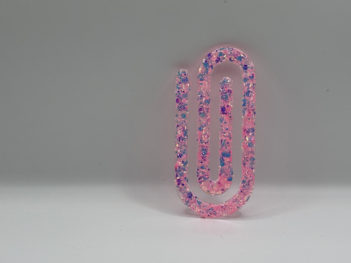 Pink Multi Color Paperclip
