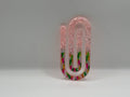 Pink & Brushstrokes Paperclip