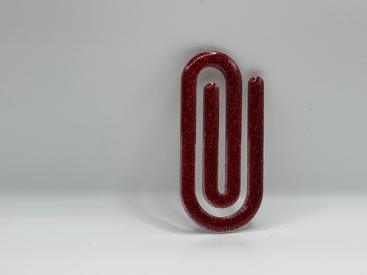 Dark Red Paperclip