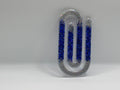 Silver & Blue Paperclip