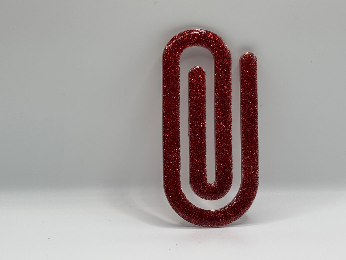 Red Holographic Paperclip