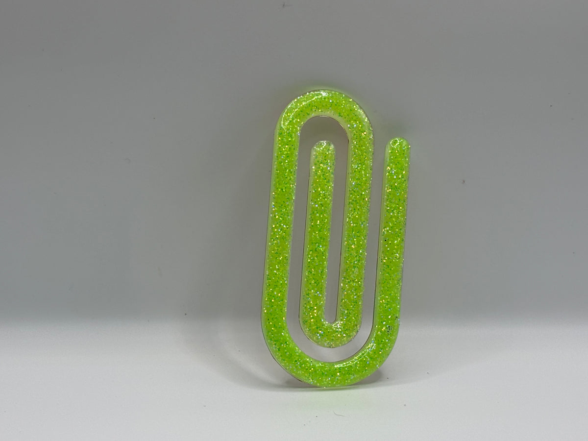 Electric Lime Paperclip
