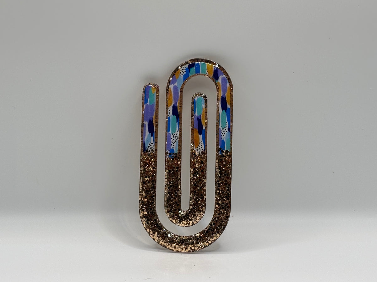 Boho Blue Paperclip