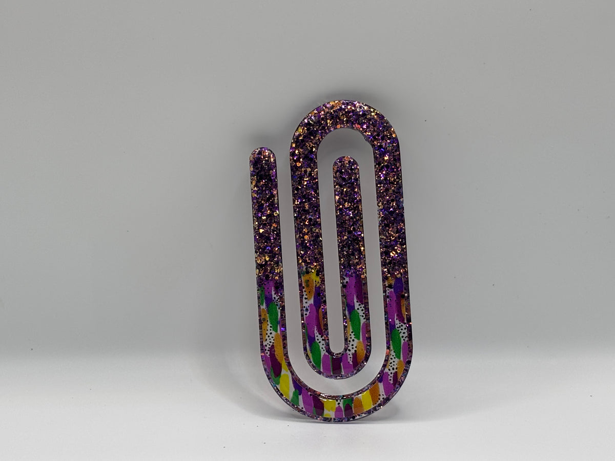 Mardi Gras Royalty Paperclip