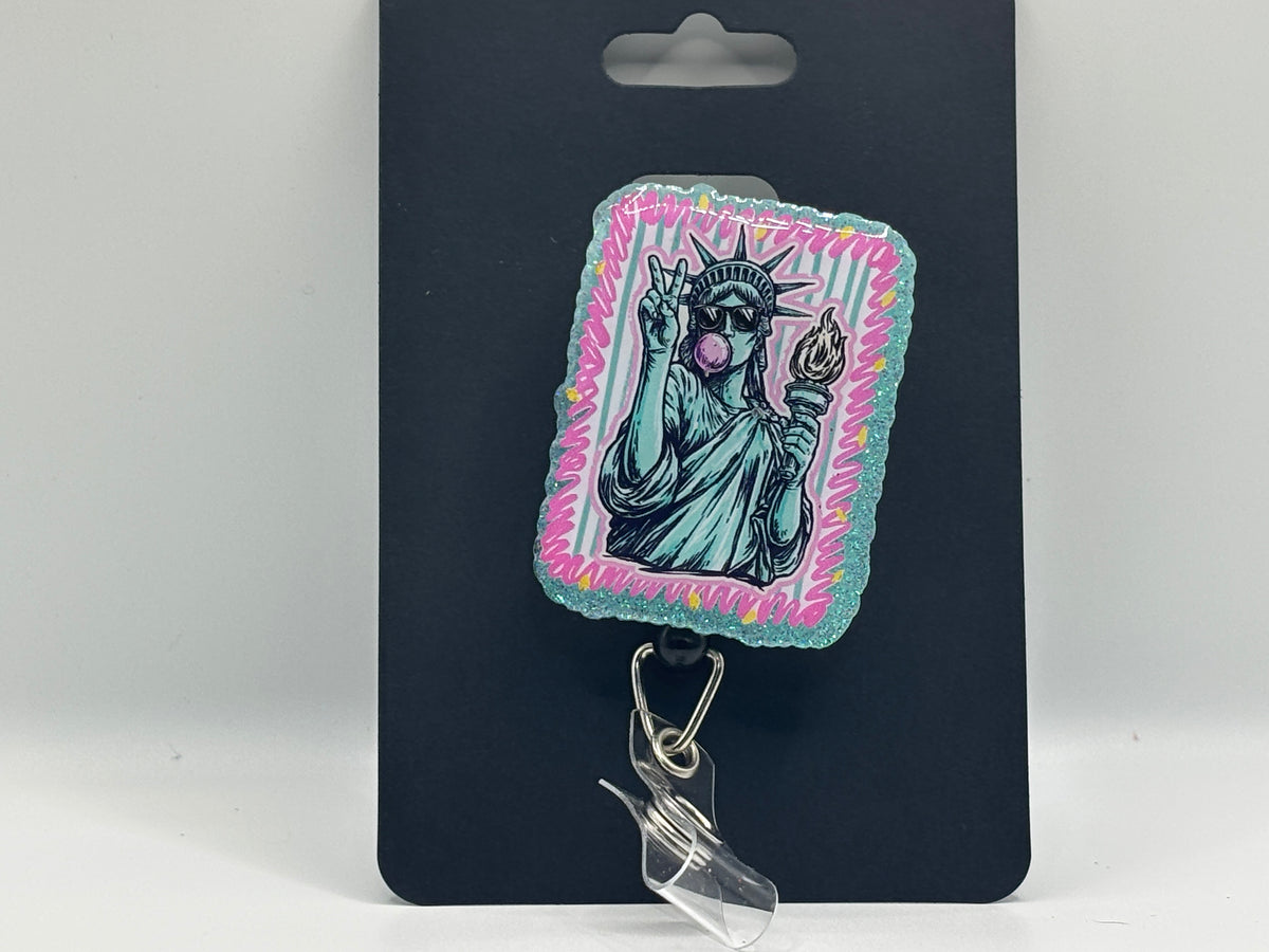 Liberty & Bubblegum Badge Reel