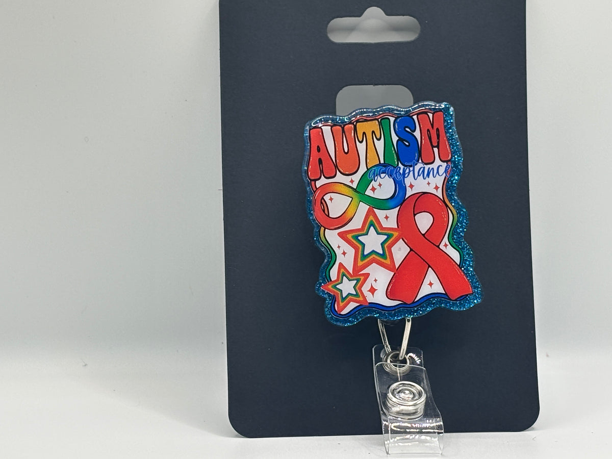 Infinite Acceptance – Blue Sparkle Badge Reel