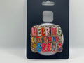 Gold Confetti Glitter “Helping Little Minds Grow” Pop Socket