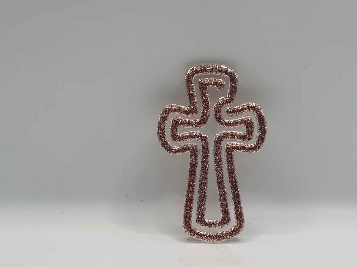 Blessed in Blush Cross