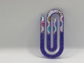 Happy in Purple Paperclip