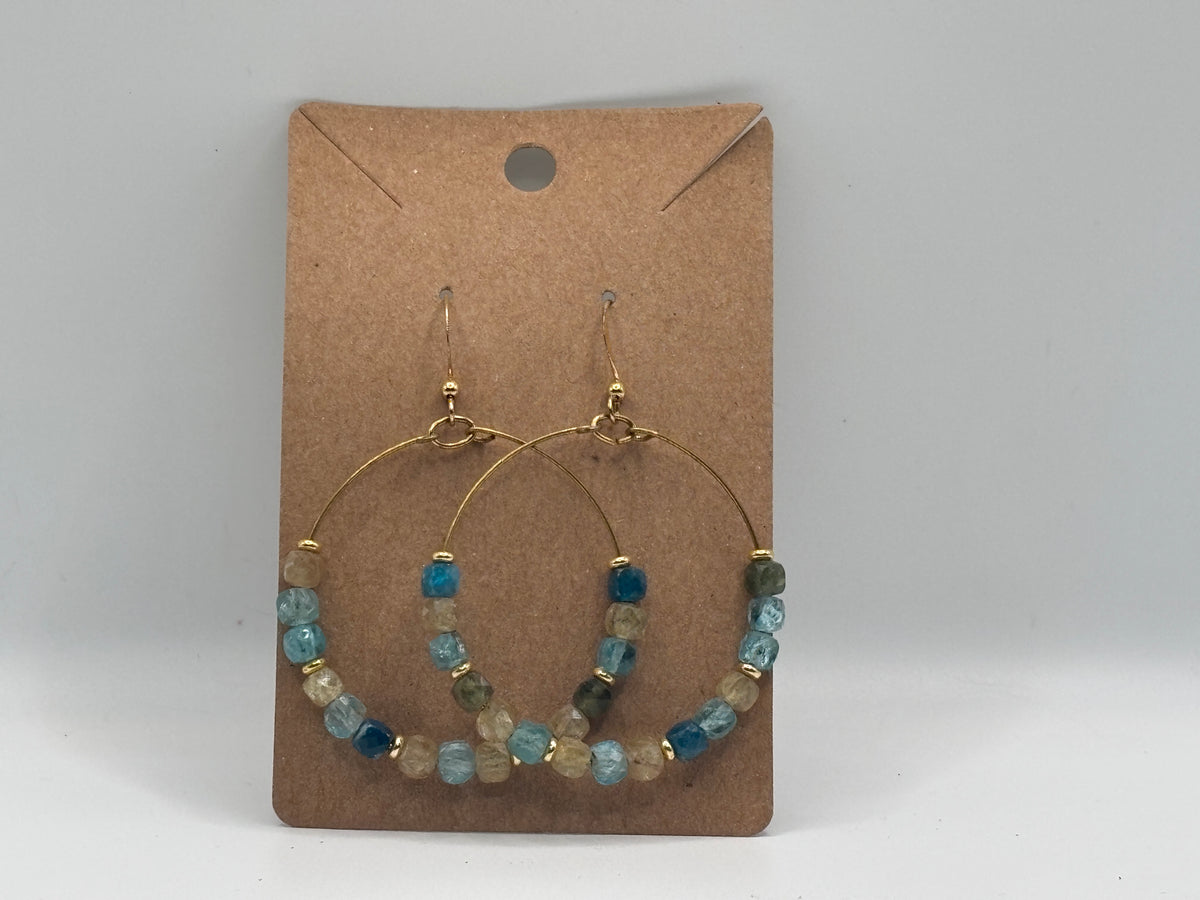 Coastal Breeze Beaded Hoop