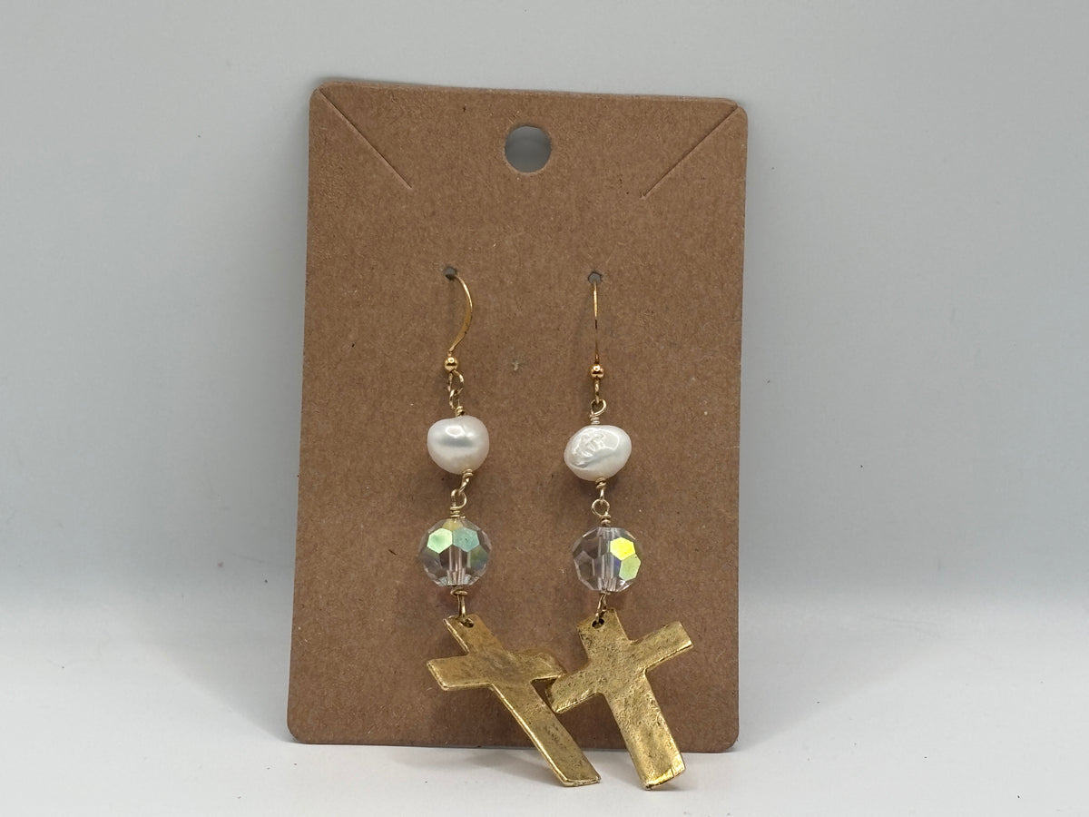 Faith & Grace Pearl Cross