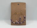 Lavender Dreams Beaded Hoop