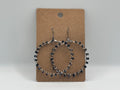 Midnight Sparkle Crystal Hoop