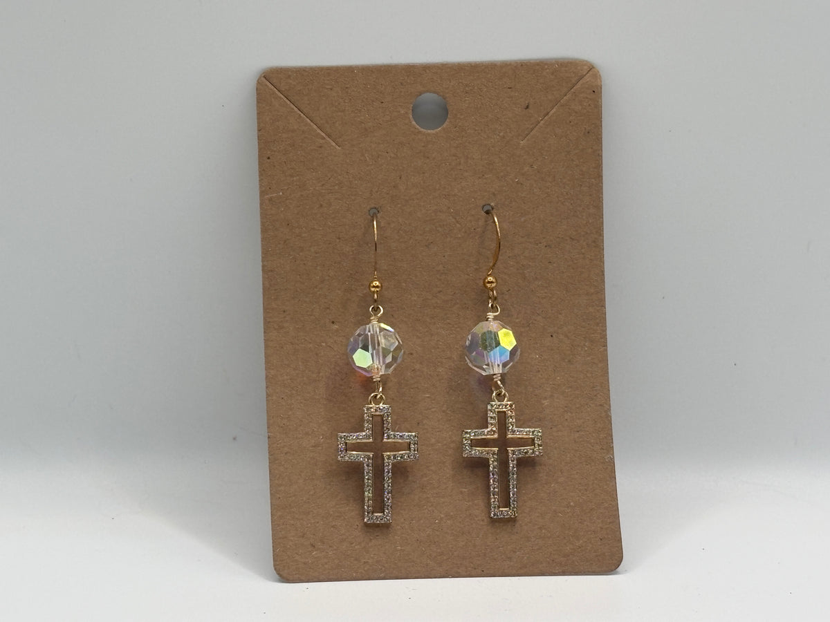 Radiant Faith Crystal Cross