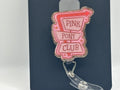 Pink Pony Club Glitter Badge Reel