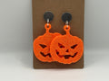 Sparkling Jack-O’-Lantern Halloween Earrings