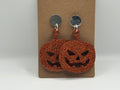Copper Sparkle Jack-O’-Lantern Earrings