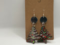 Christmas Confetti Tree Earrings