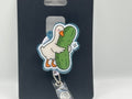 Silly Goose Pickle Hug – Glitter Badge Reel