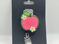 Groovy Pink Apple – Glitter Badge Reel