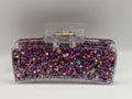 Midnight Confetti Glitter Hair Claw Clip